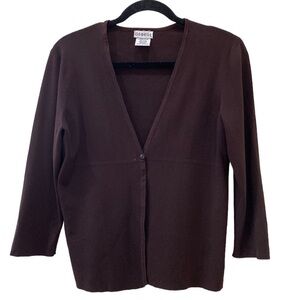 George One Button Cardigan by George Size 12/14, 3/4 sleeve,